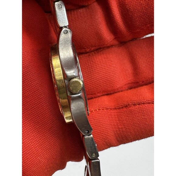 Anne Klein Ladies Two Tone 100 Ft Water Resistant Rhinestones Working 6.1/4" - Picture 3 of 7